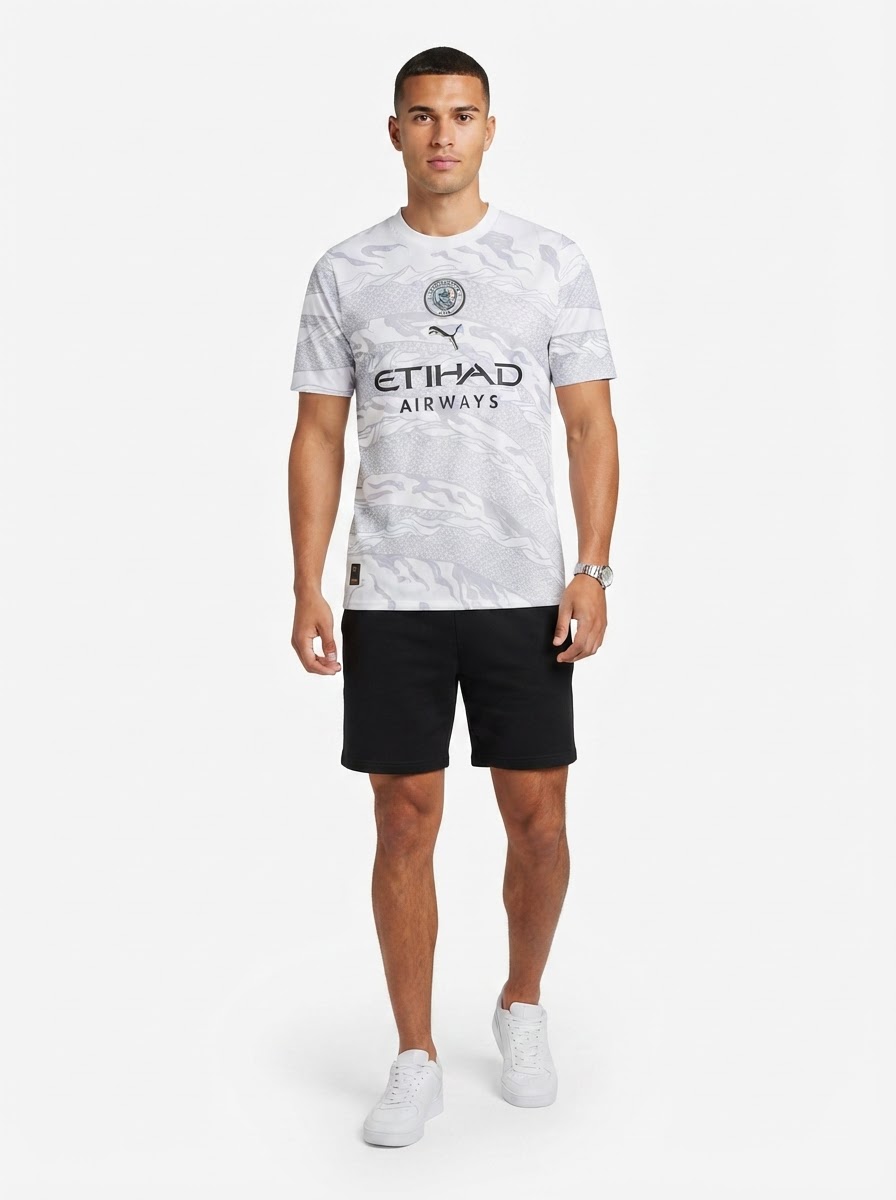 Manchester City 23/24 Year Of The Dragon Jersey - Fan Version