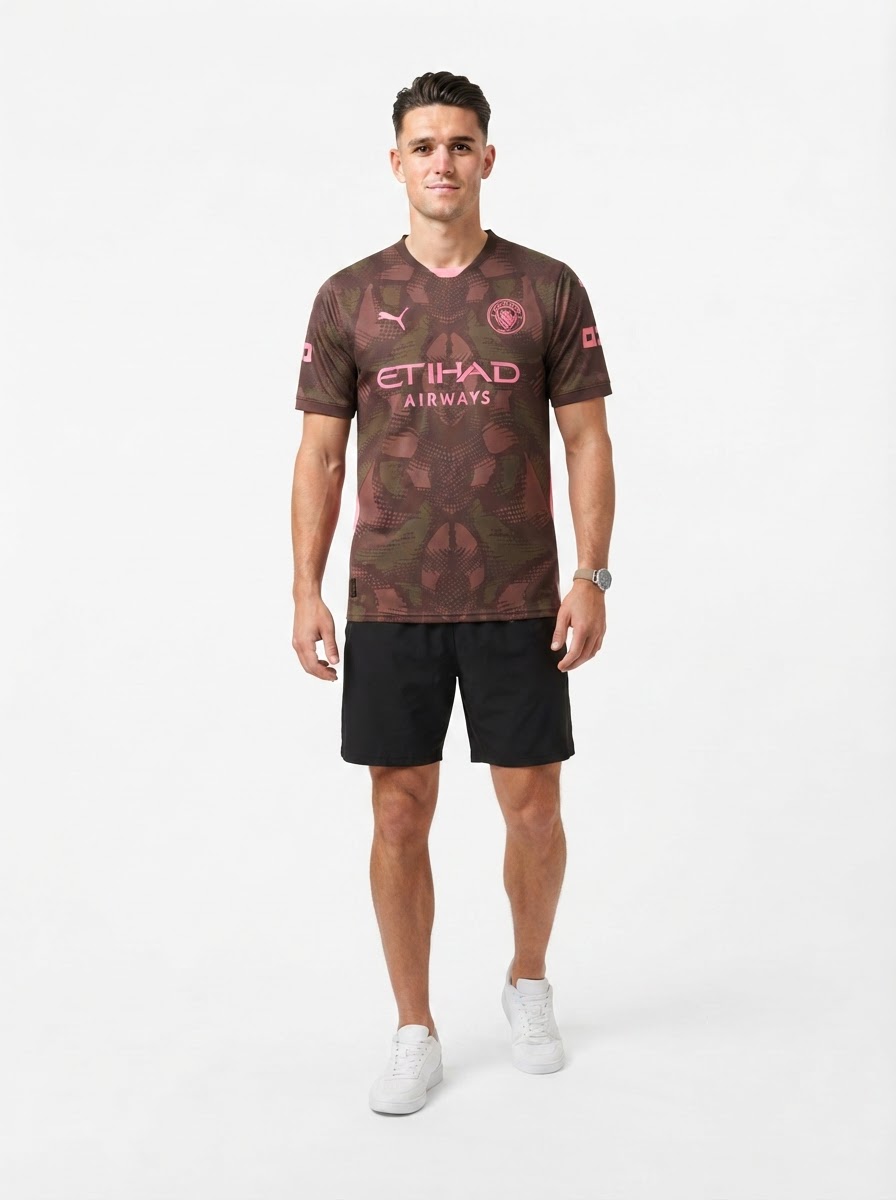Manchester City 24/25 Goalkeeper Brown Jersey - Fan Version
