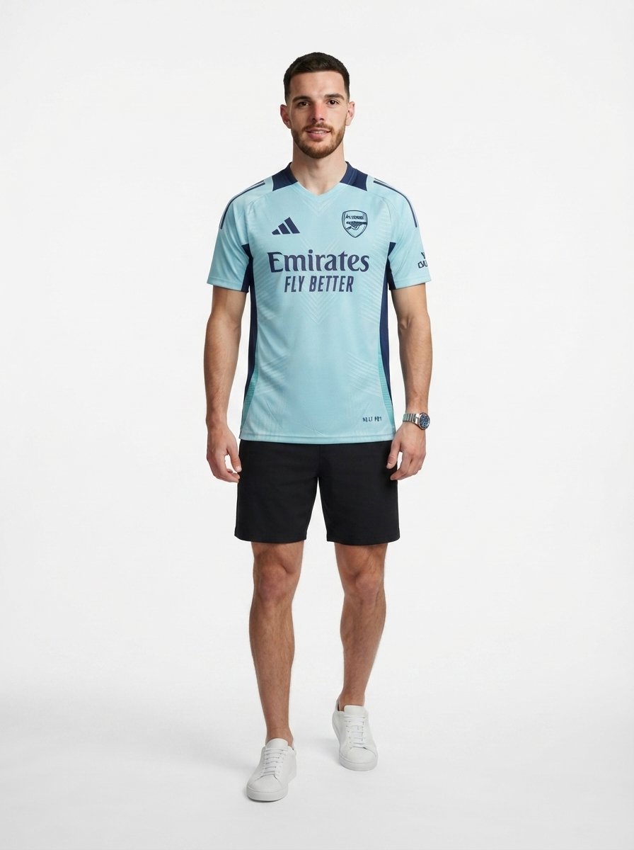 Arsenal 24/25 Pre-Match Jersey - Light Blue - Player Version - Slim Fit