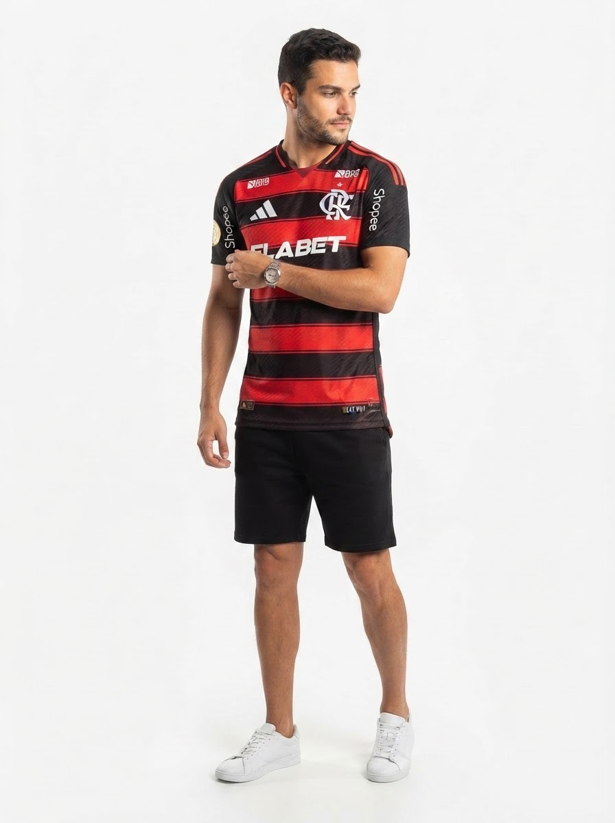 Jersey Flamengo 2025/26 I Authentic Player [Slim Fit] with Sponsors + Patch Mundial [Slim Fit]