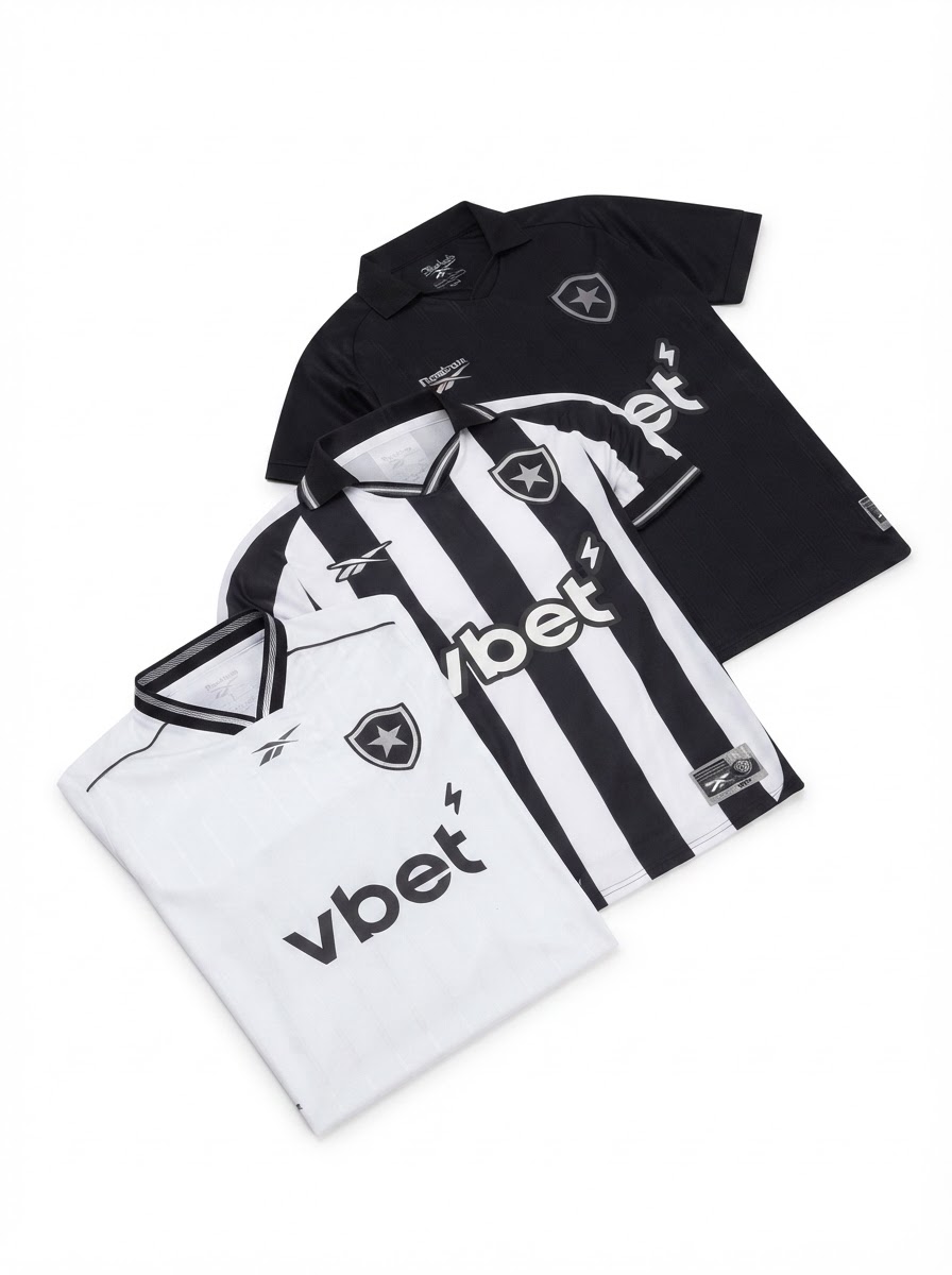 Botafogo Home, Away e Third 2025/26 - Kit 3 - Fan Version