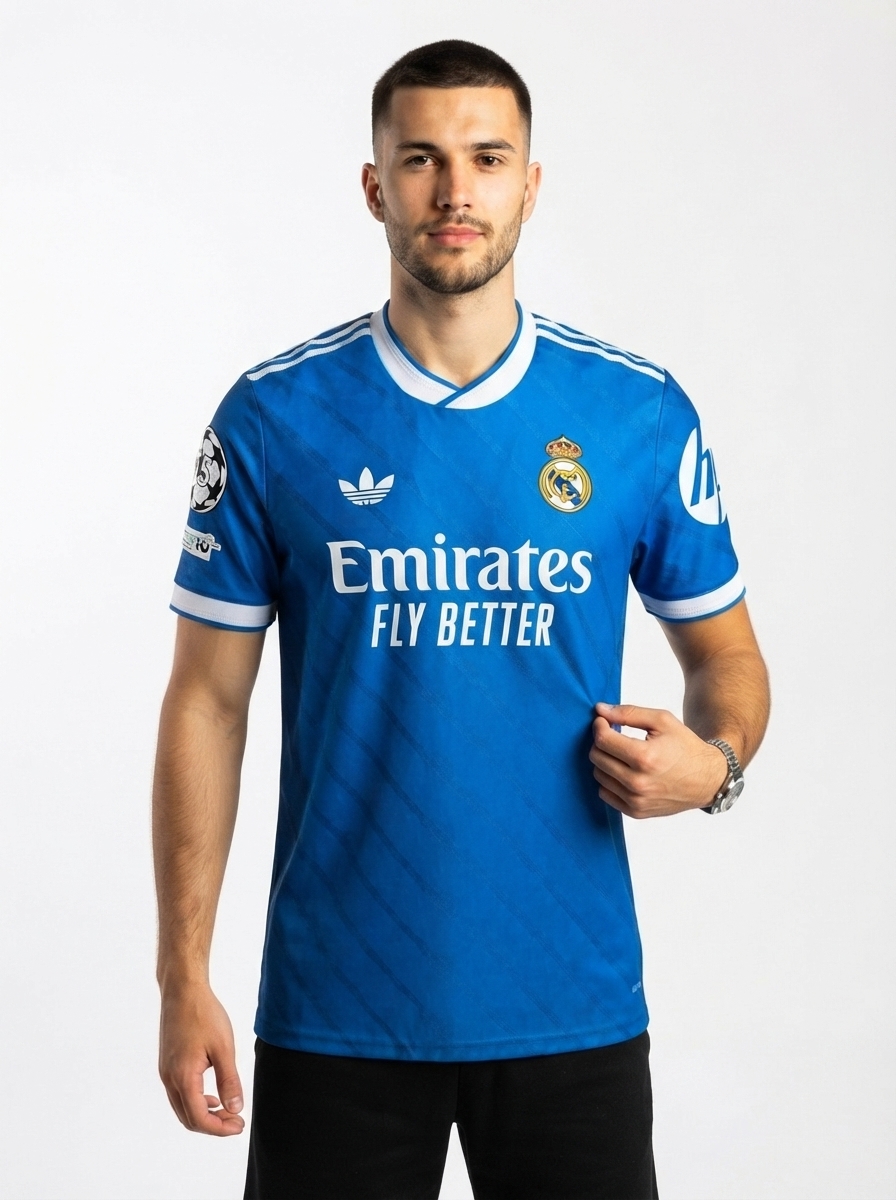 Real Madrid Third Fan Jersey 2025/26 Originals+ Patch Champions League
