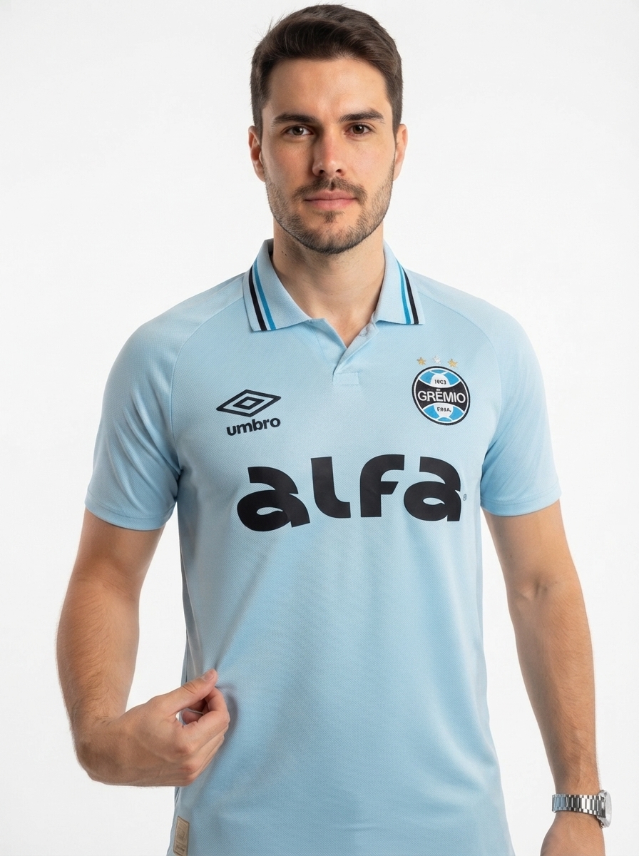 Jersey Grêmio 2025/26 II Azul Celeste