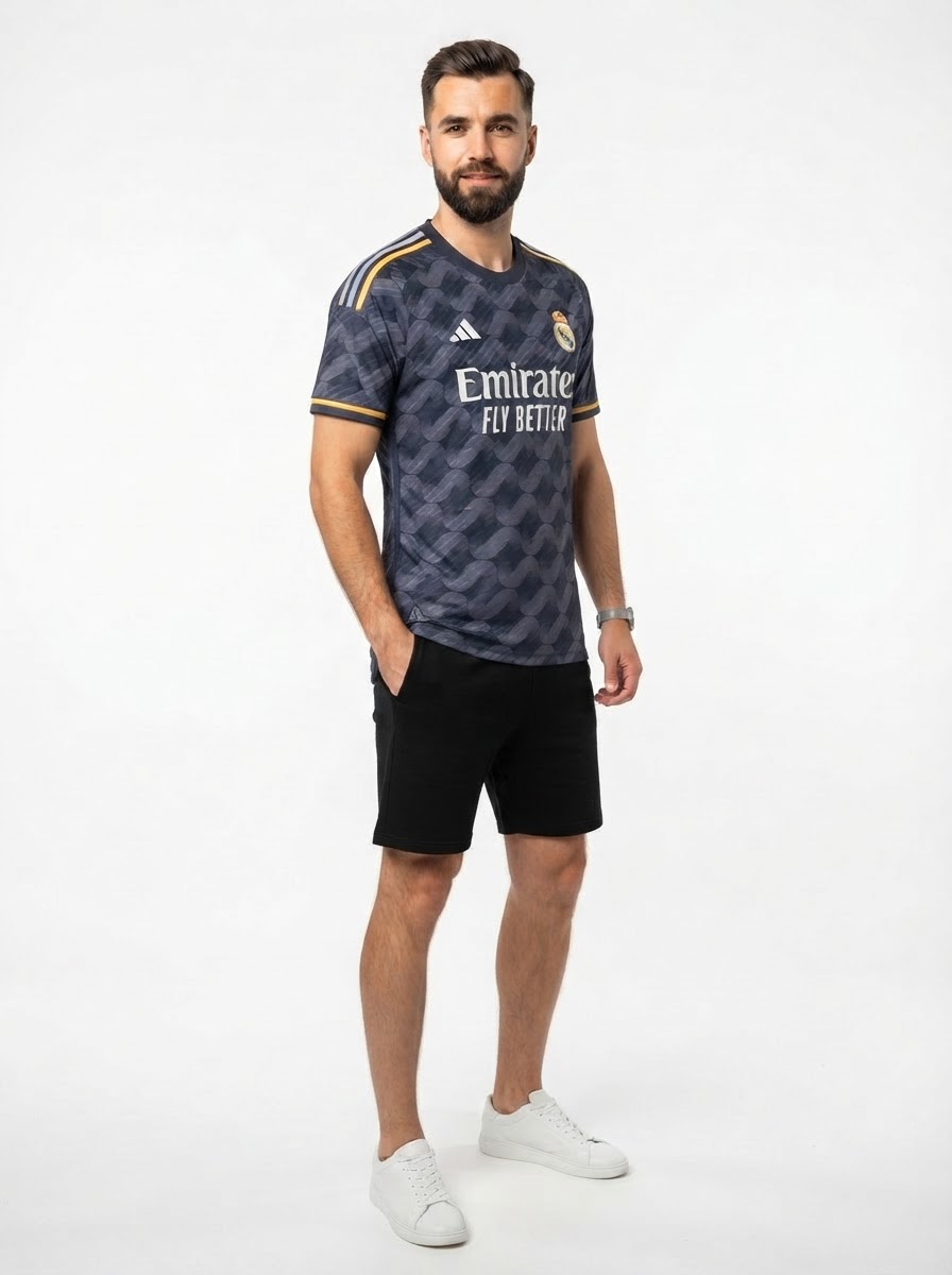 Real Madrid 23/24 II Away Jersey - Player Version - Slim Fit