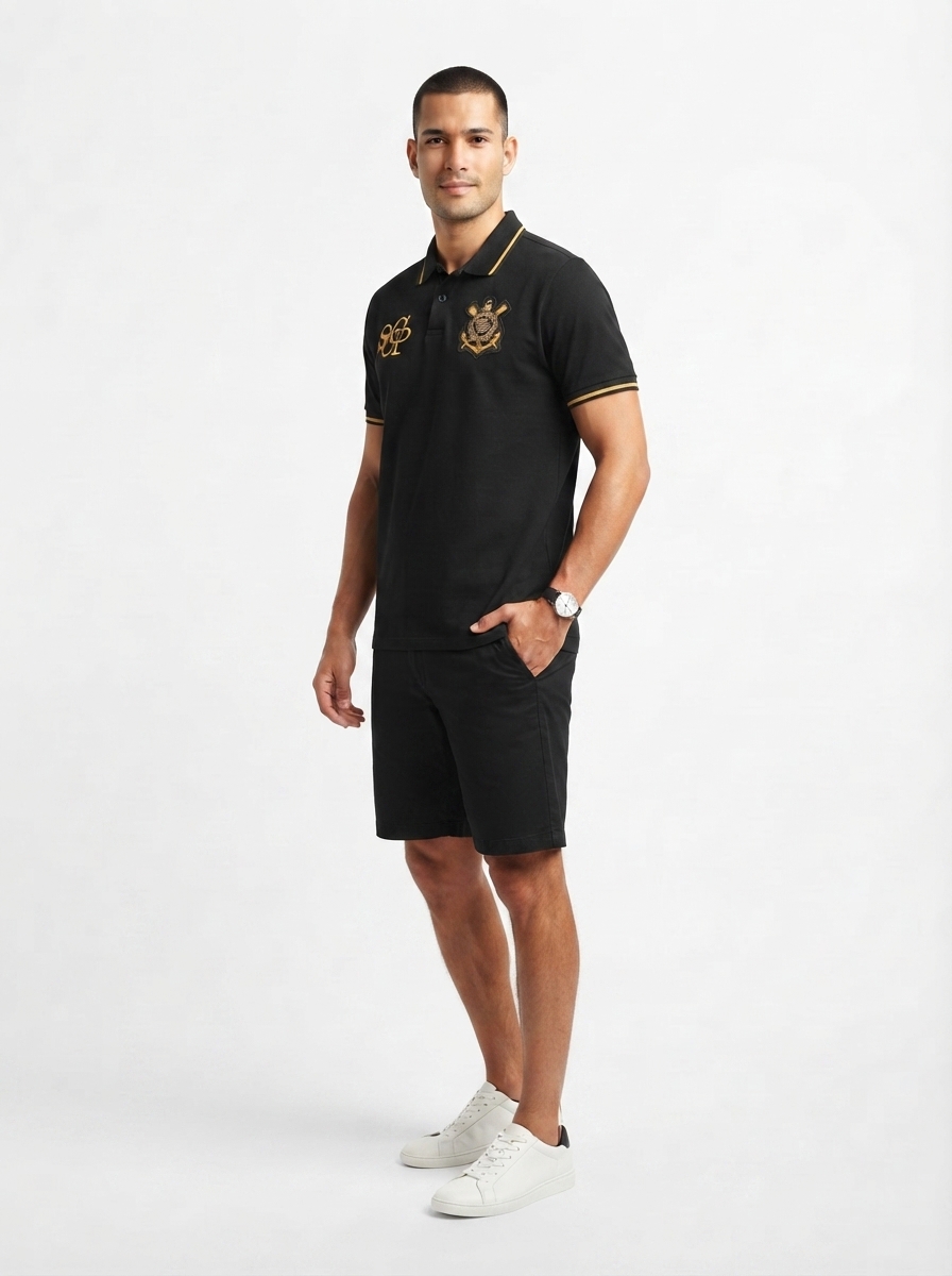 Jersey Corinthians Polo Retro Gold - SPR
