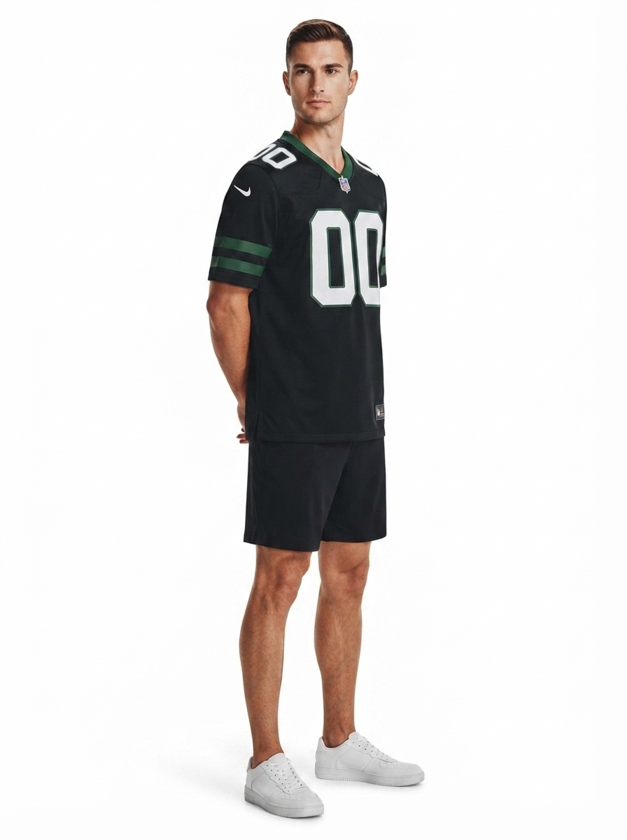 New York Jets - Legacy Alternate Custom Game Jersey - Black