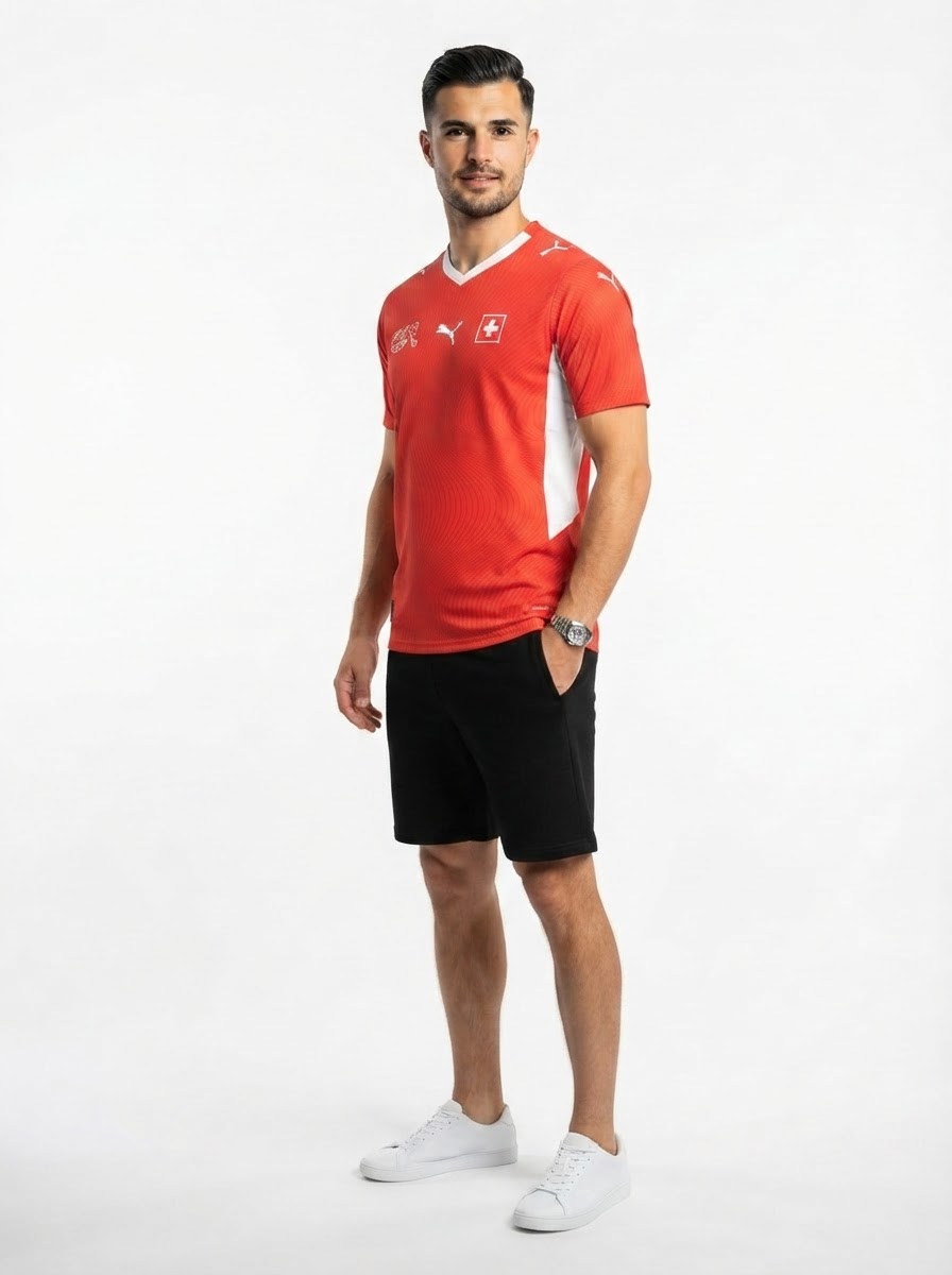 Switzerland Home Soccer Jersey World Cup 2026 - Fan Version