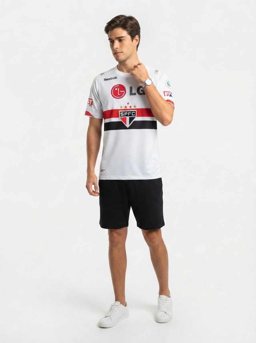 Jersey Sao Paulo Retro 2007/08 - Home