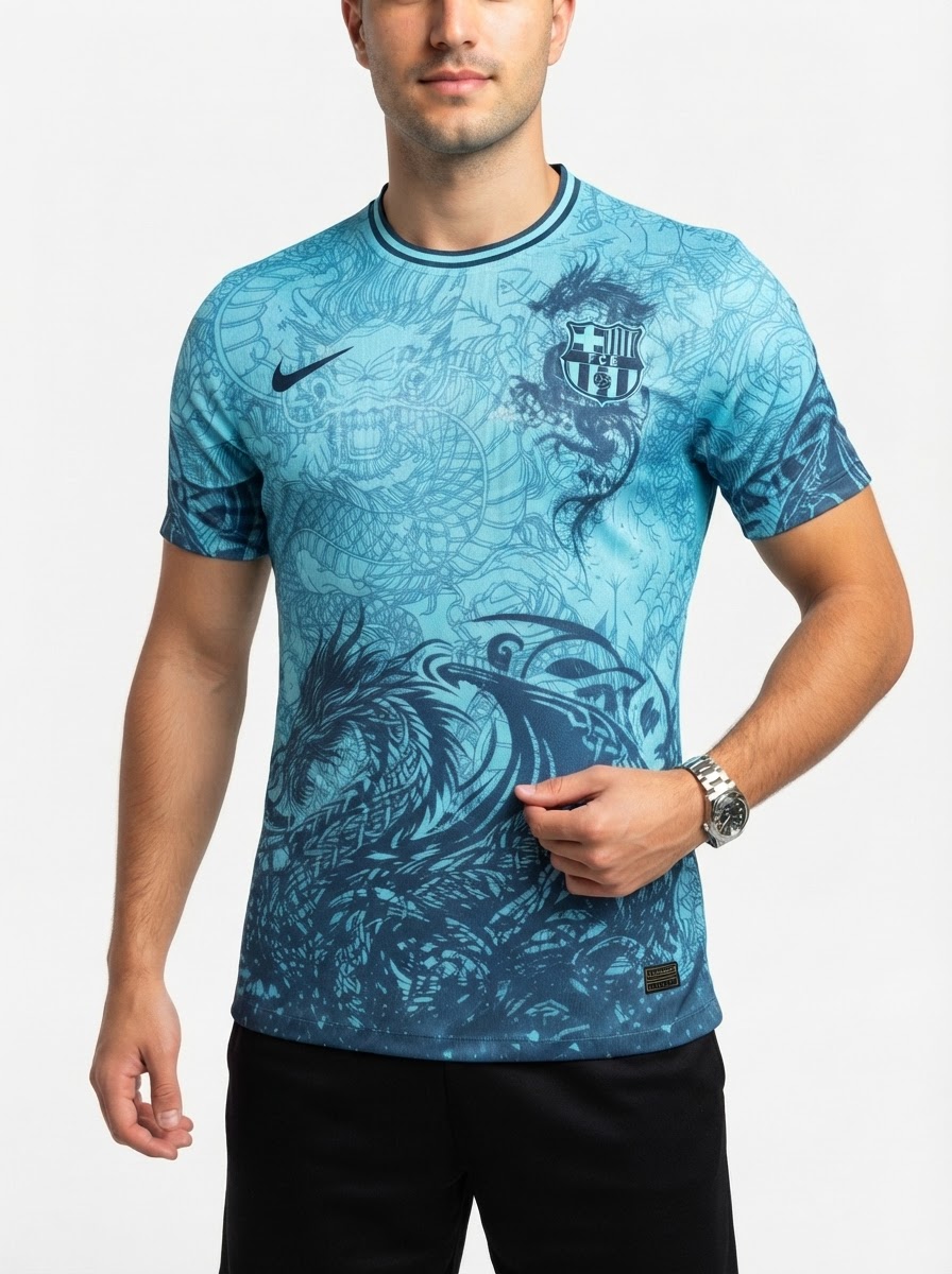 Barcelona 25/26 Special Edition Jersey - Light Blue - Player Version - Slim Fit