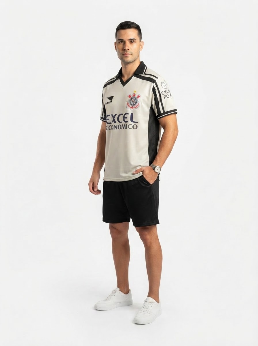 Corinthians 1998 I Home Jersey - Retro Version