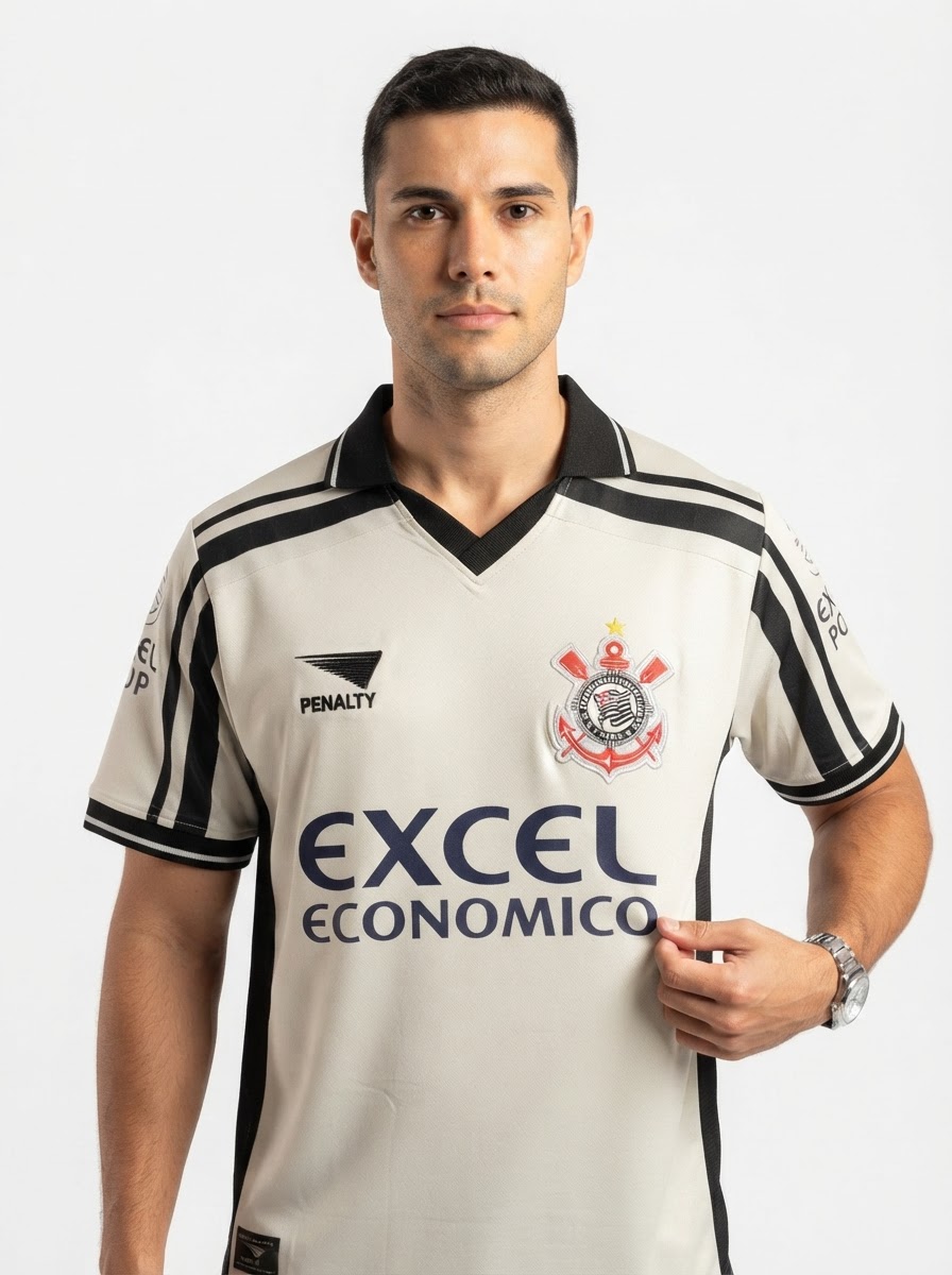 Corinthians 1998 I Home Jersey - Retro Version