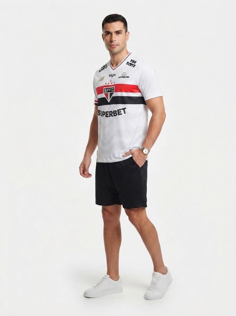 Jersey São Paulo 2025/26 I with Sponsors