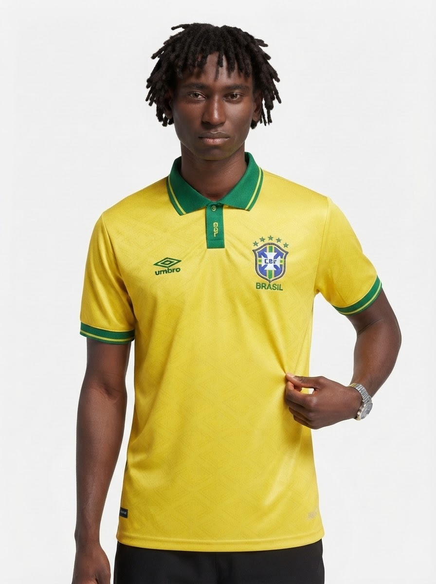 Jersey Retro National Team Brasil 1991/92 I
