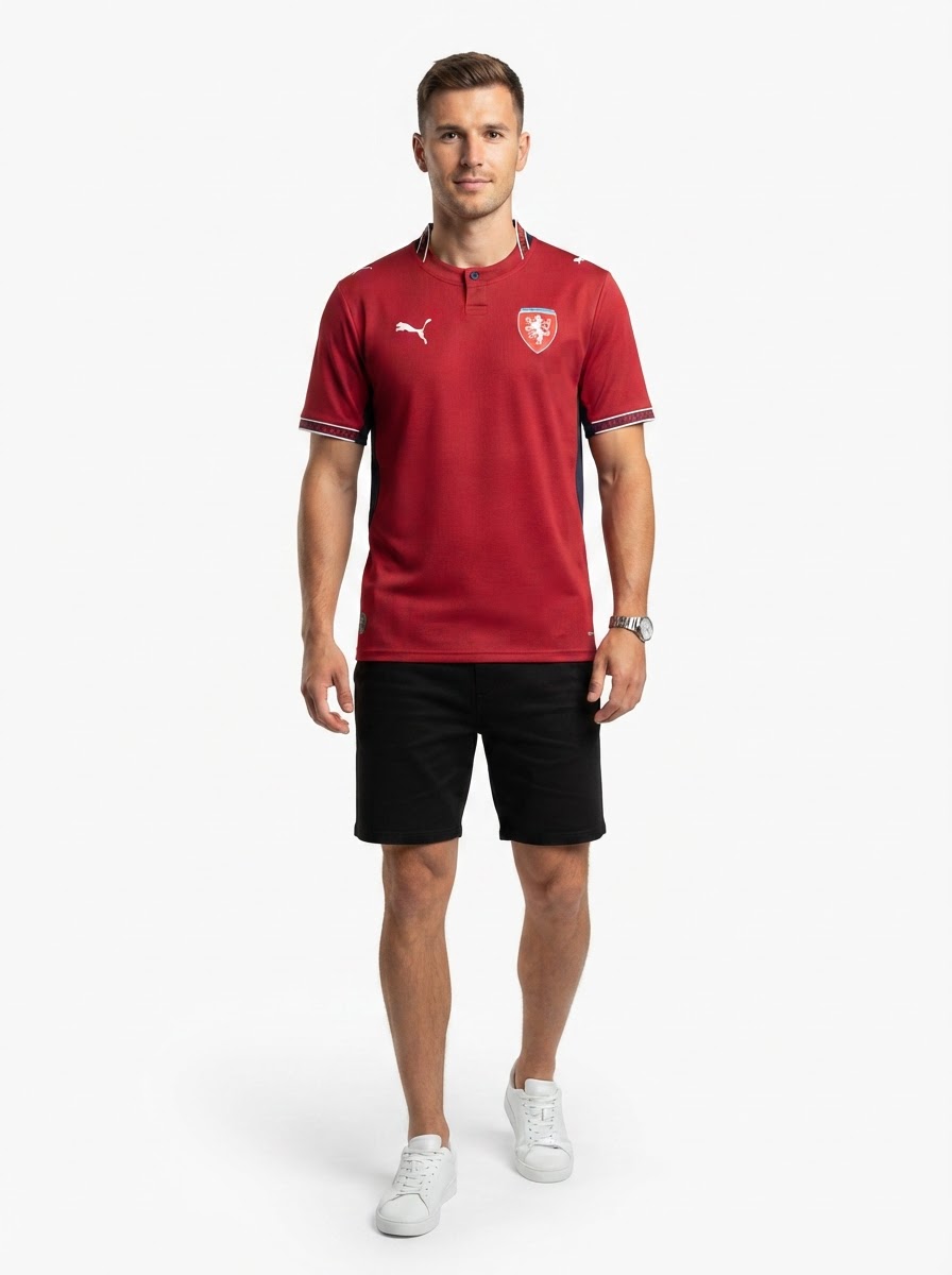 Czechia 2026 Home Jersey World Cup 2026 - Fan Version