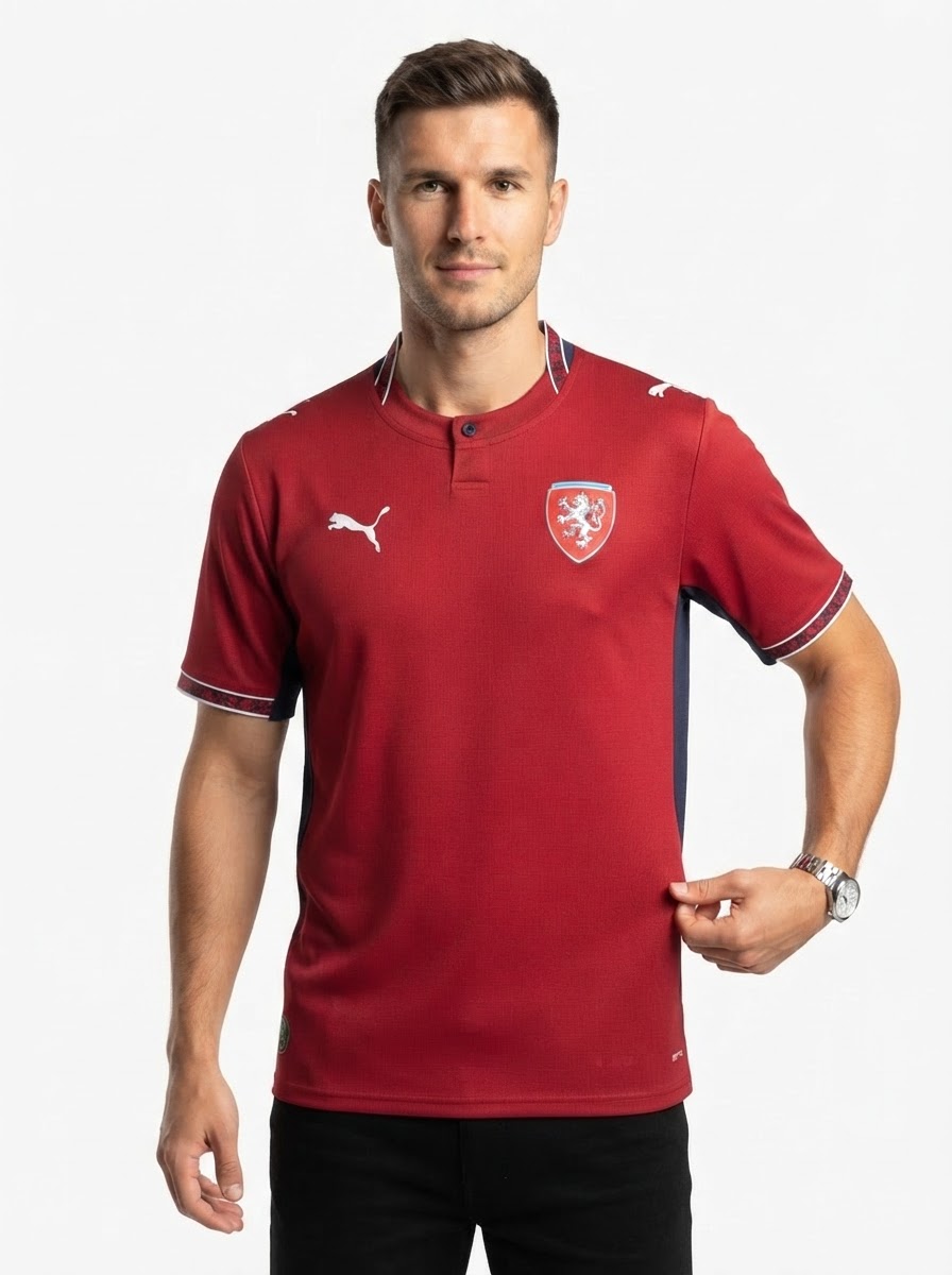Czechia 2026 Home Jersey World Cup 2026 - Fan Version