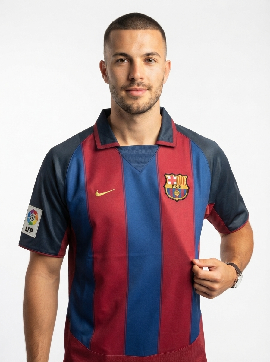 Barcelona 03/04 I Home Jersey - Retro Version