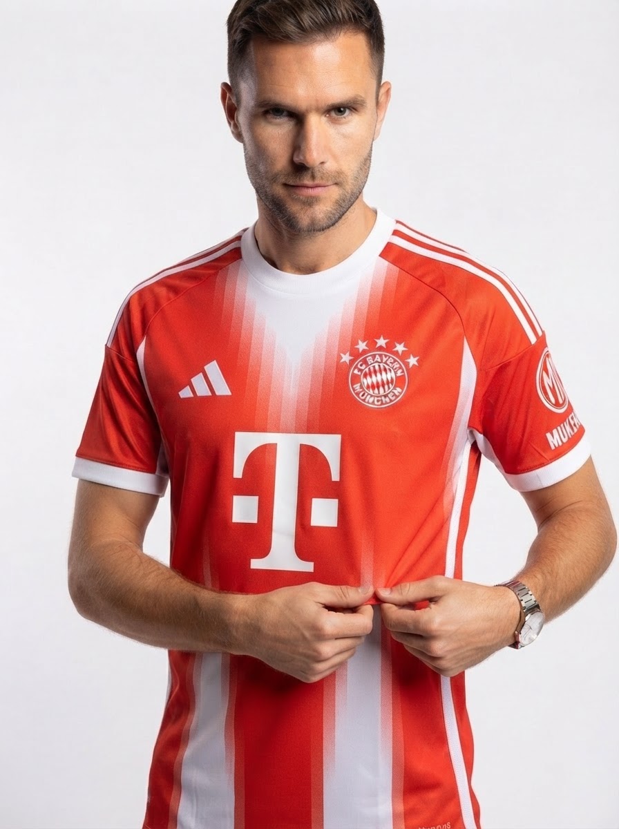 Bayern Manchester Home Fan Jersey 2025/26