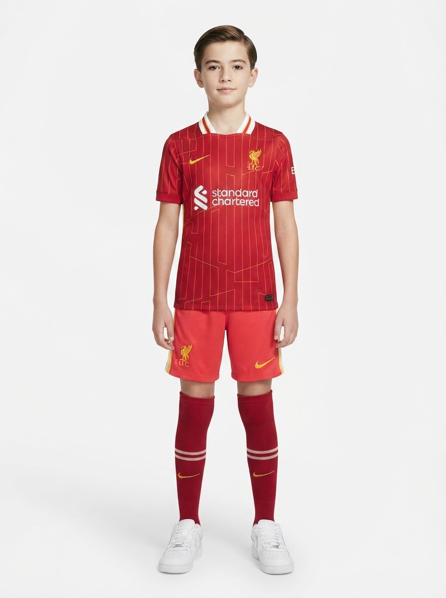 Kids KIT Liverpool Home Jersey 2024/25