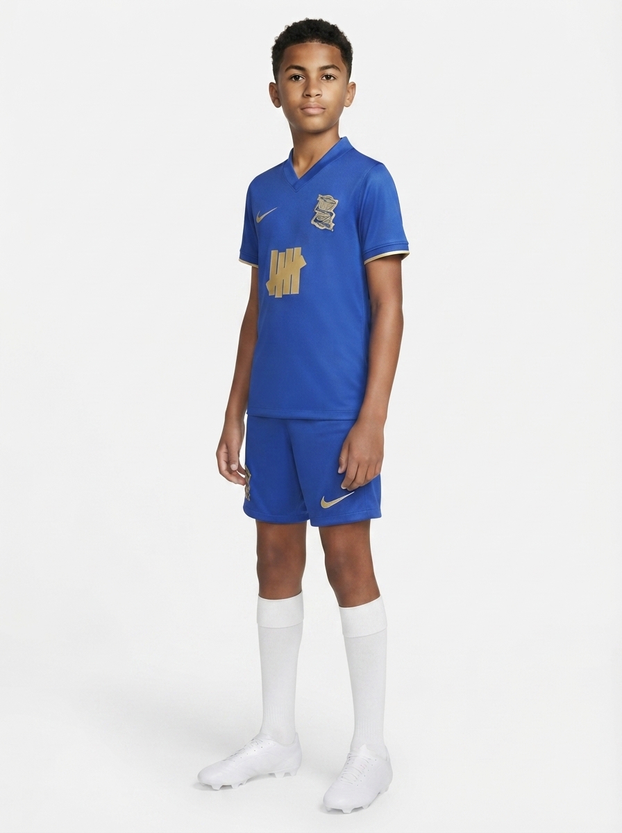 Birmingham City F.C. 2025/26 Home Jersey Kids Kit