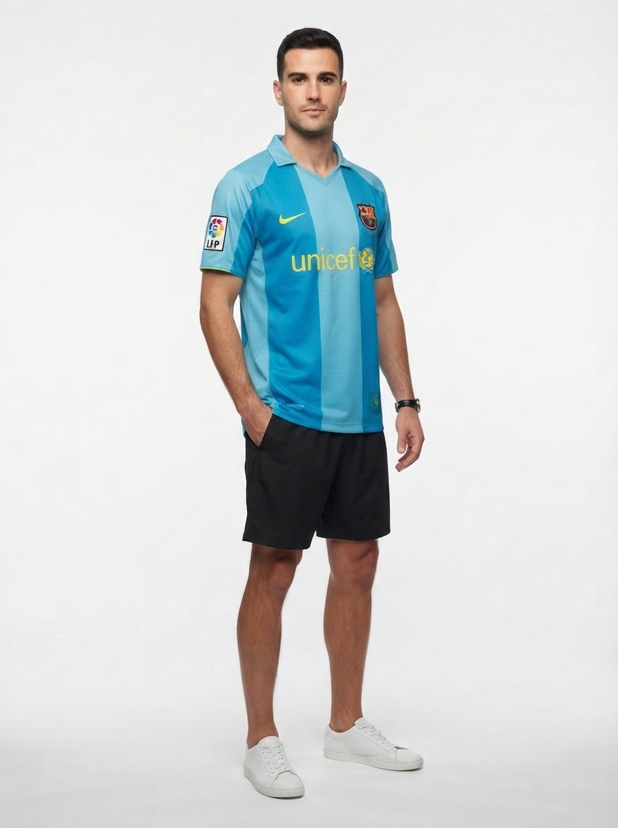 Barcelona 07/08 II Away Jersey - Retro Version