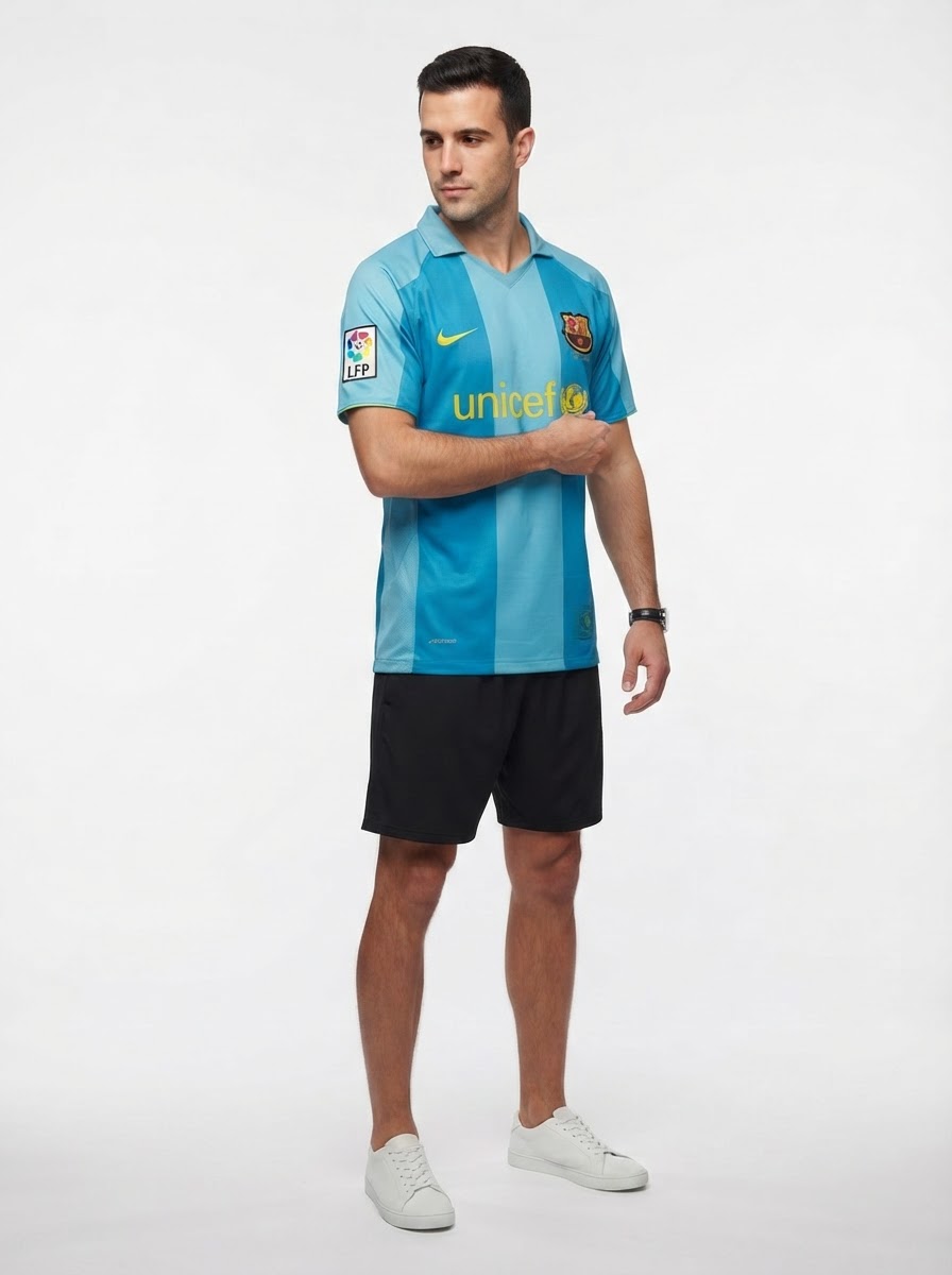 Barcelona 07/08 II Away Jersey - Retro Version