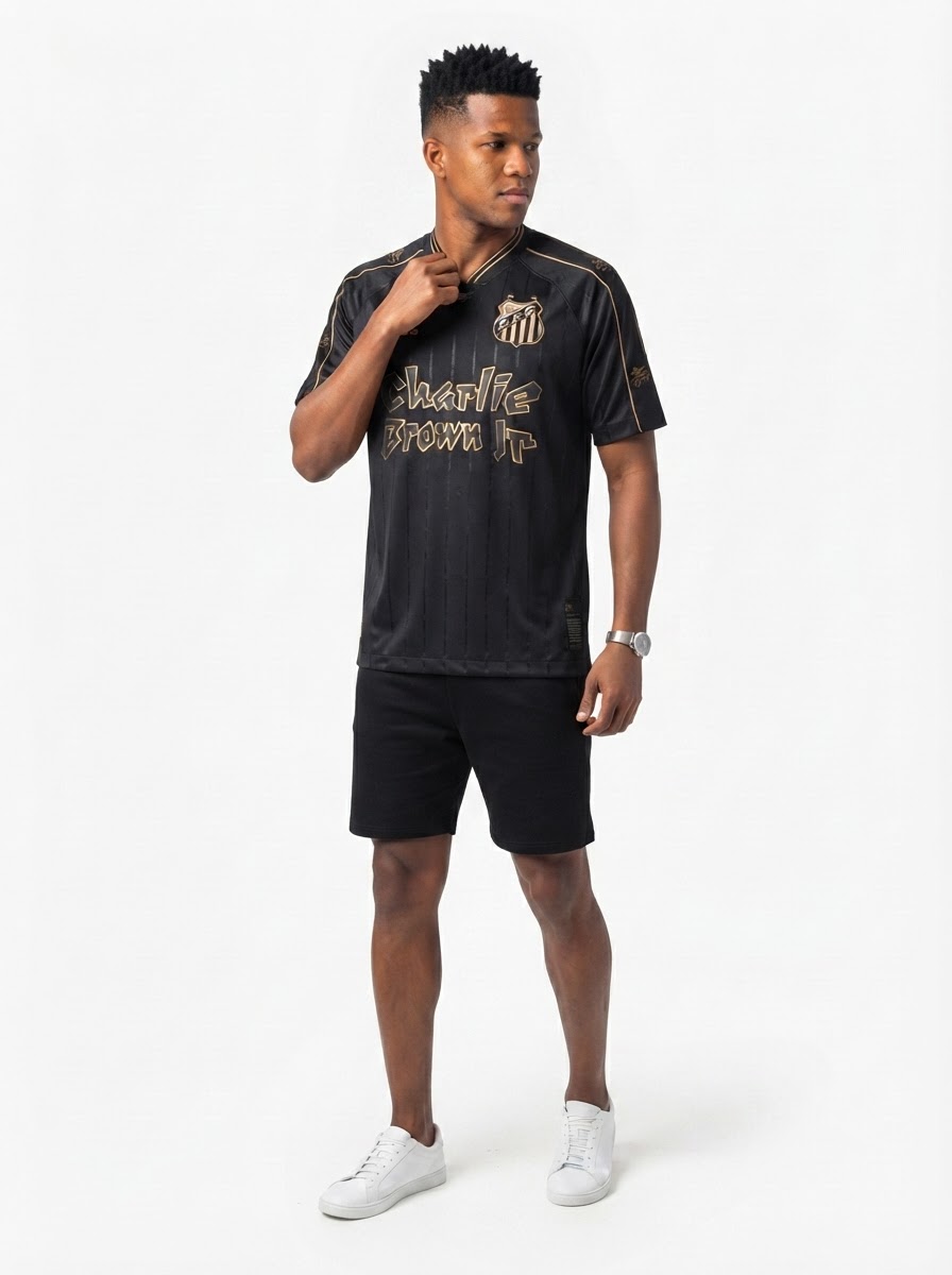 Santos Edição Especial Charlie Brown Jr Fan Version Men's 2024 / 2025
