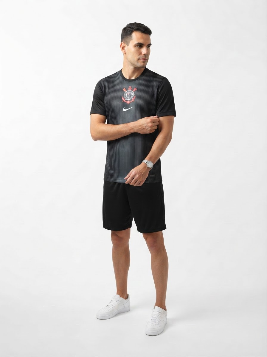 Corinthians 2025/26 Black goalkeeper Jersey