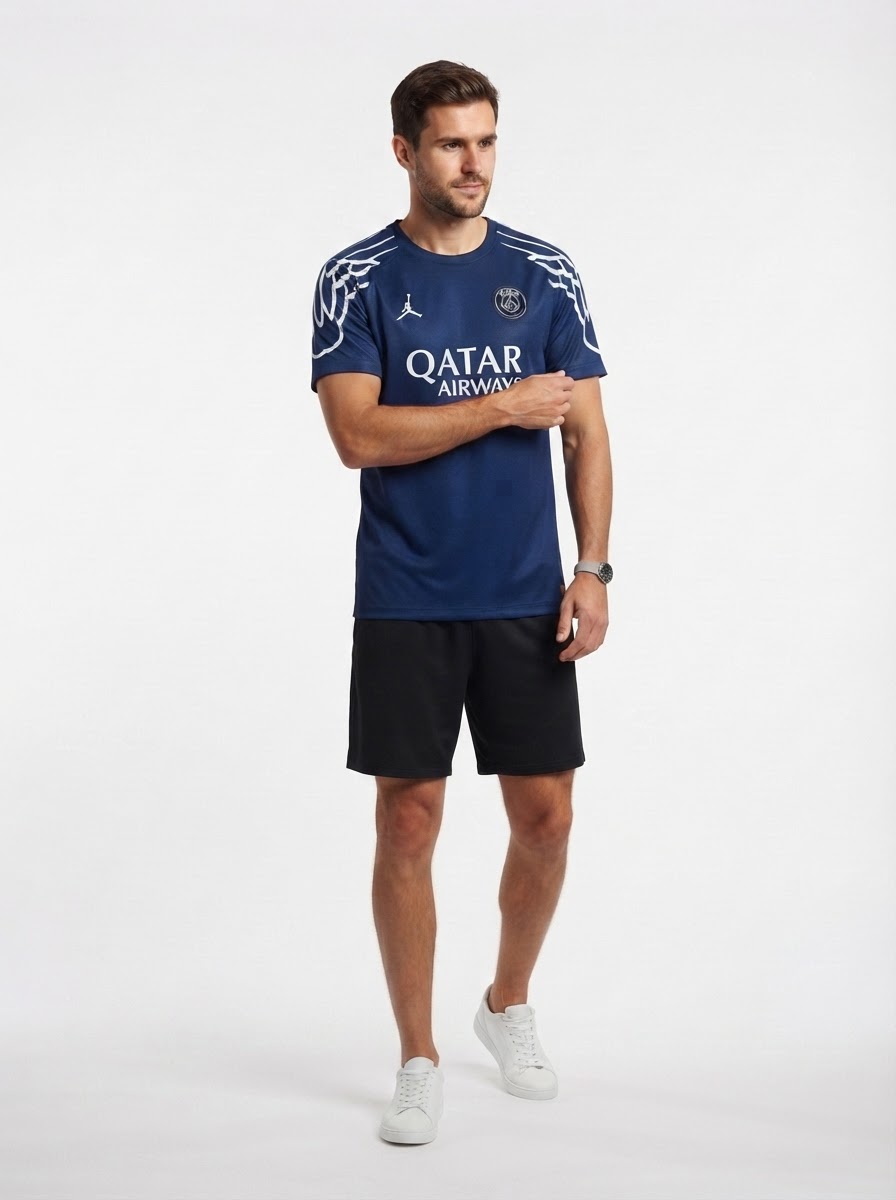 Paris Saint-Germain (PSG) 25/26 Training Jersey - Navy Blue - Fan Version