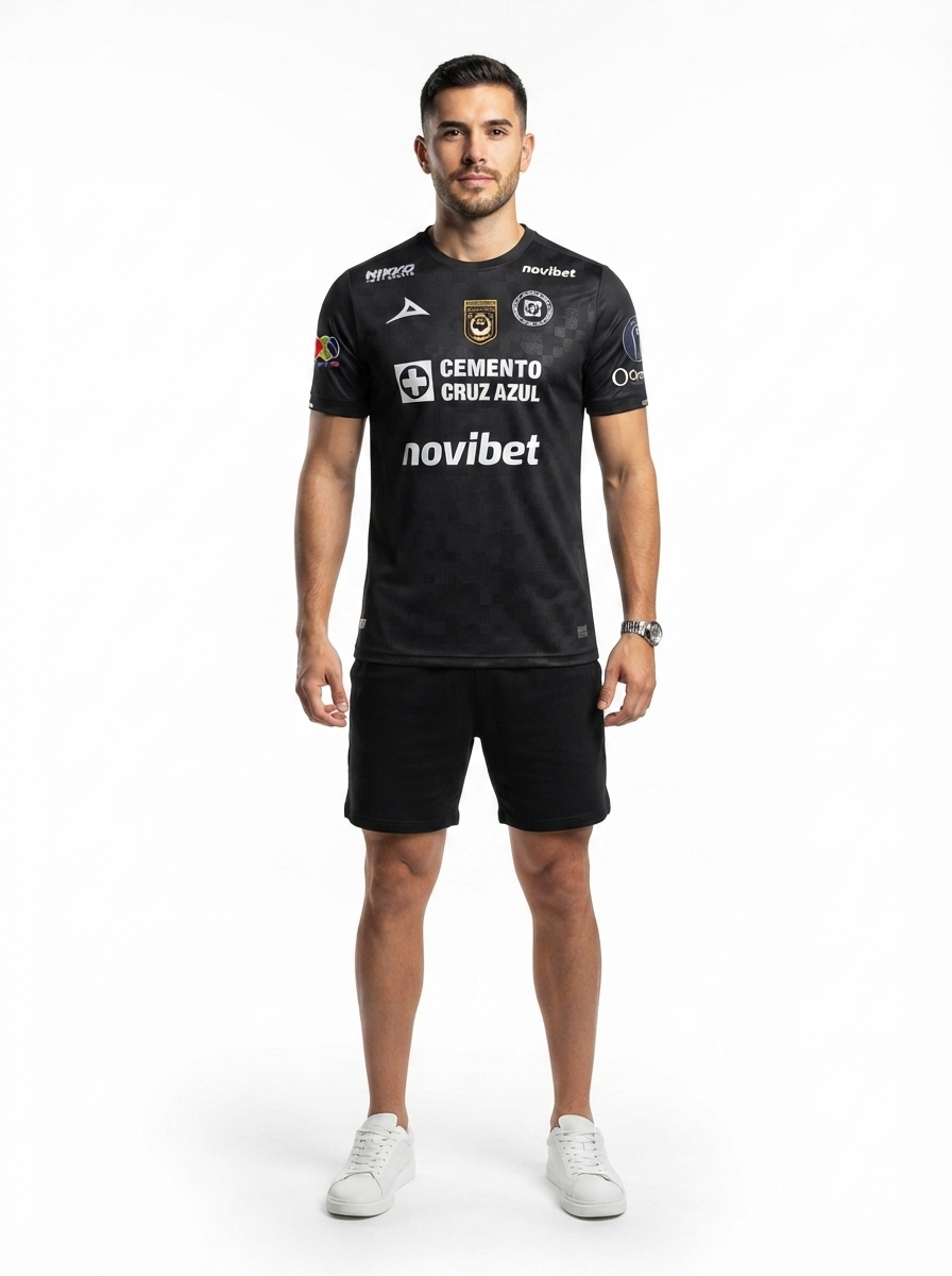 Cruz Azul Third Fan Jersey 2025/26 w/ Champions 9 + BBVA