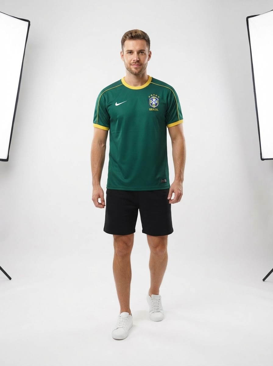 Jersey Brasil 1998 Goalkeeper Retro Man