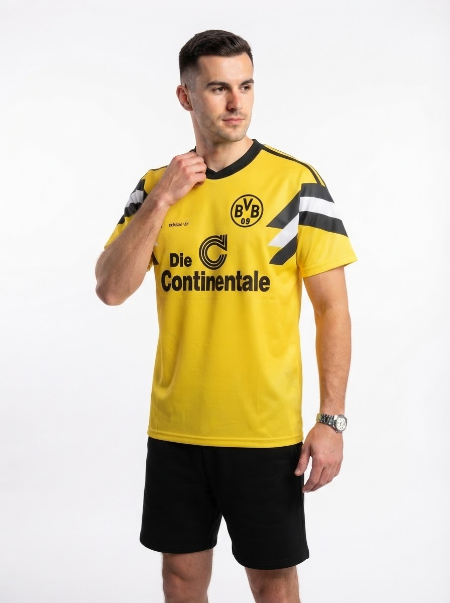 Borussia Dortmund 1989 I Home Jersey - Retro Version