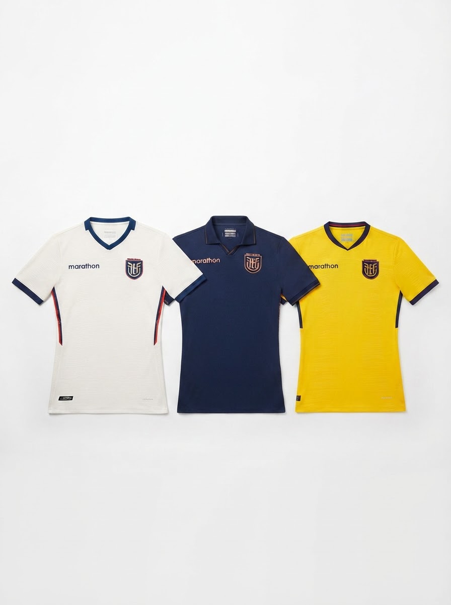 COMBO 3 Ecuador Local, Away, Third 2026/27
