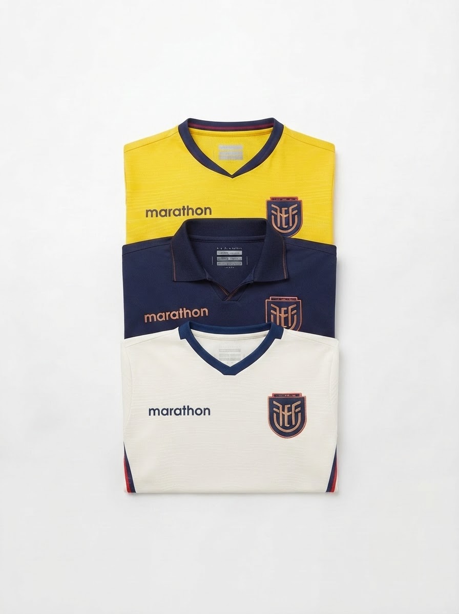 COMBO 3 Ecuador Local, Away, Third 2026/27