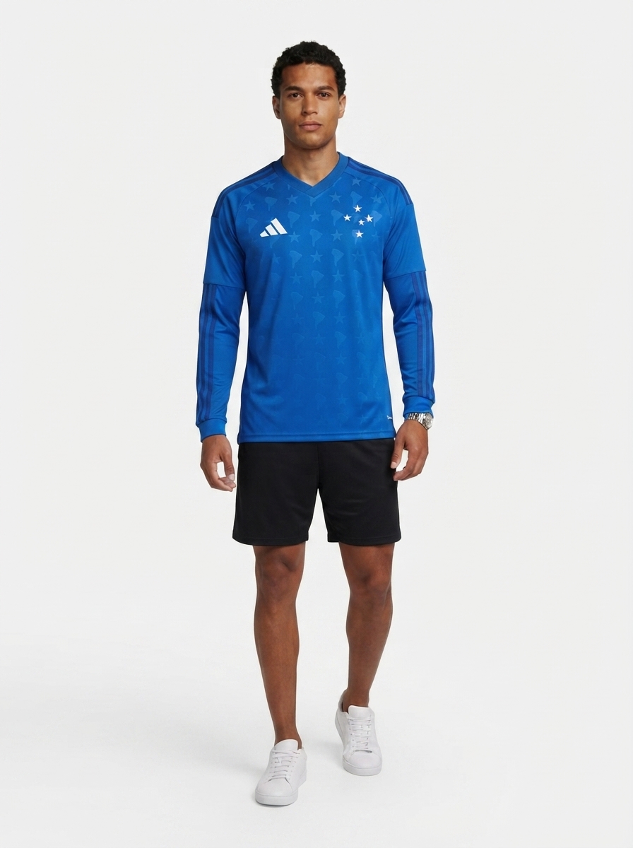 Cruzeiro I 26/27 Long Sleeve - Azul Royal - Fan Version
