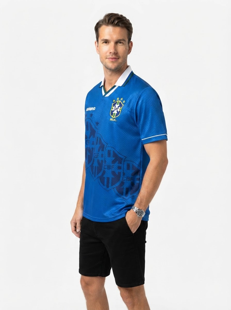 Retro 1994 Brazil Away Jersey