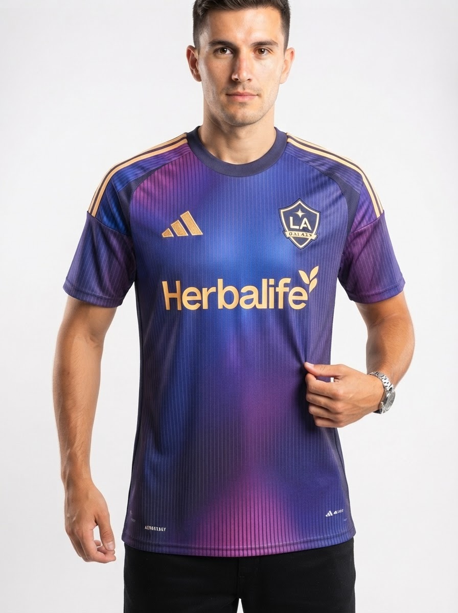 LA Galaxy Gabriel Pec 11 Away Fan Jersey 2025/26