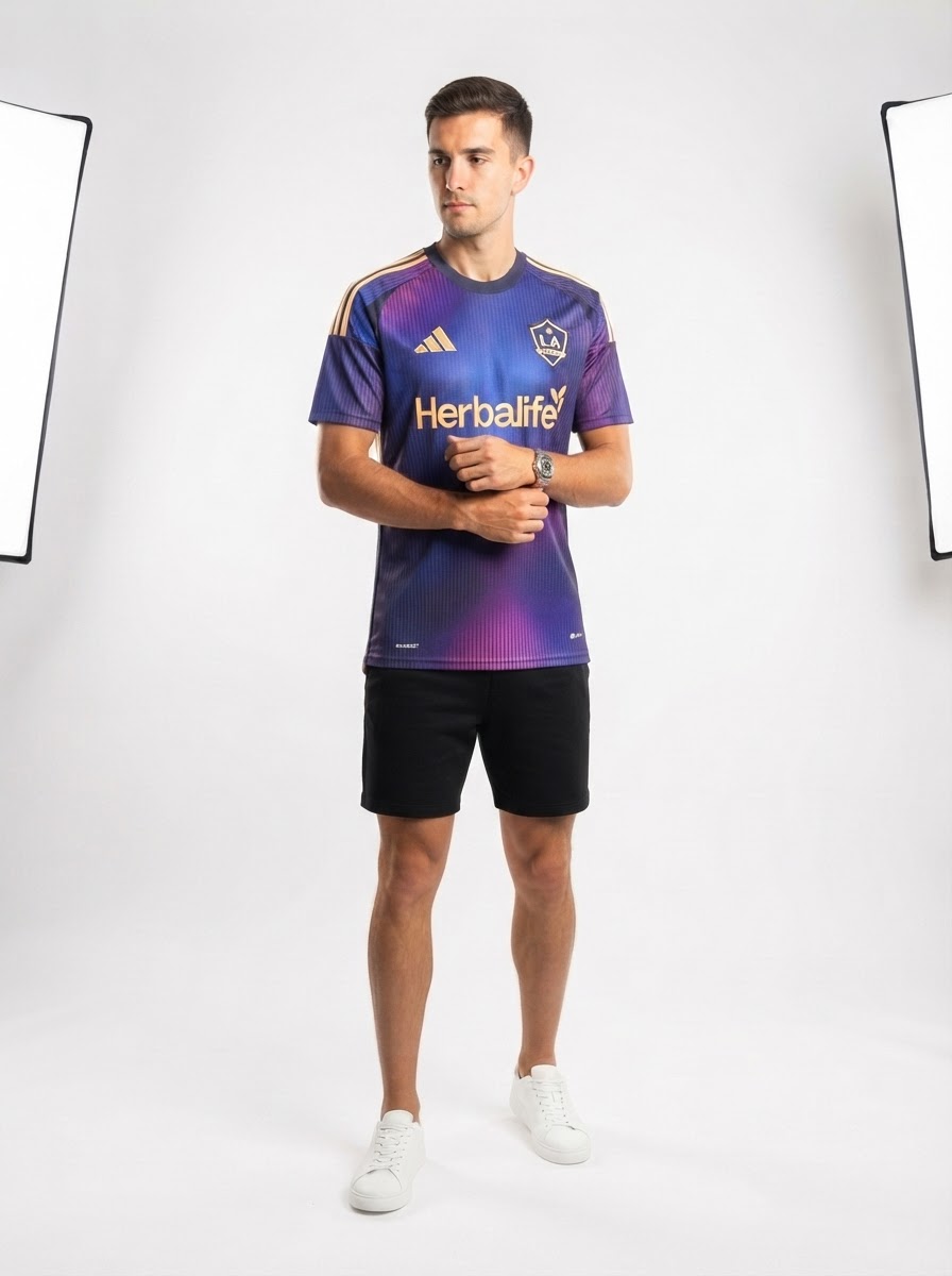LA Galaxy Gabriel Pec 11 Away Fan Jersey 2025/26