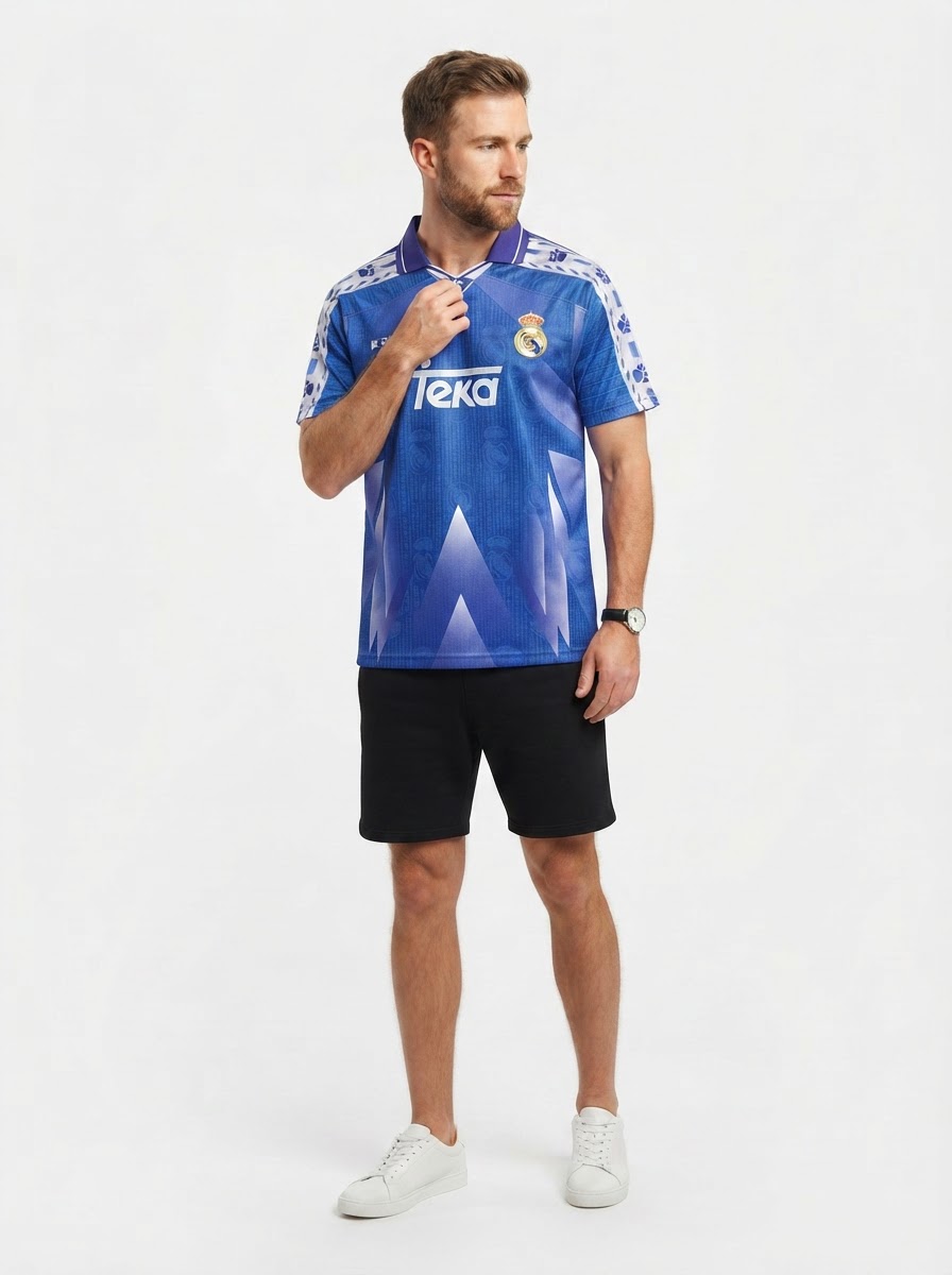 Real Madrid 96/97 II Away Jersey - Retro Version