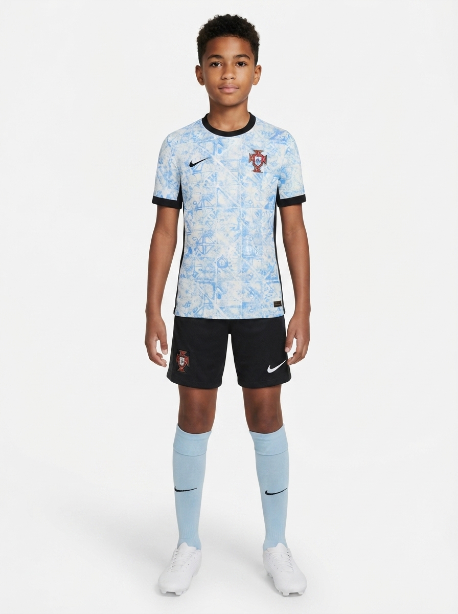 Kids KIT Portugal Away Jersey 2024/25