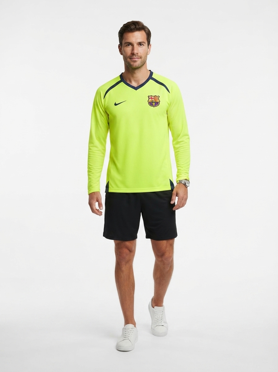 Barcelona 05/06 II Away Jersey - Long Sleeve Retro Version