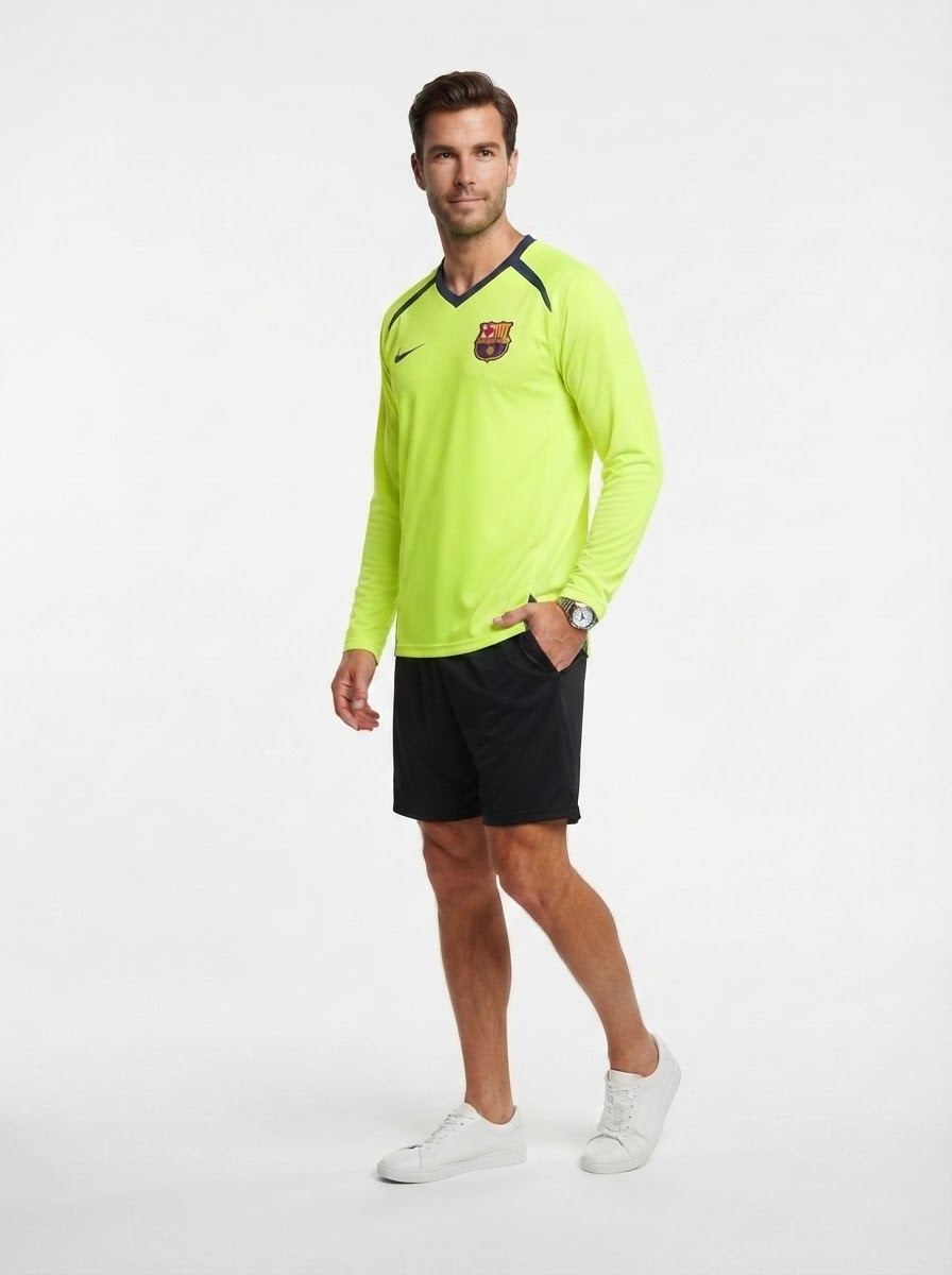 Barcelona 05/06 II Away Jersey - Long Sleeve Retro Version