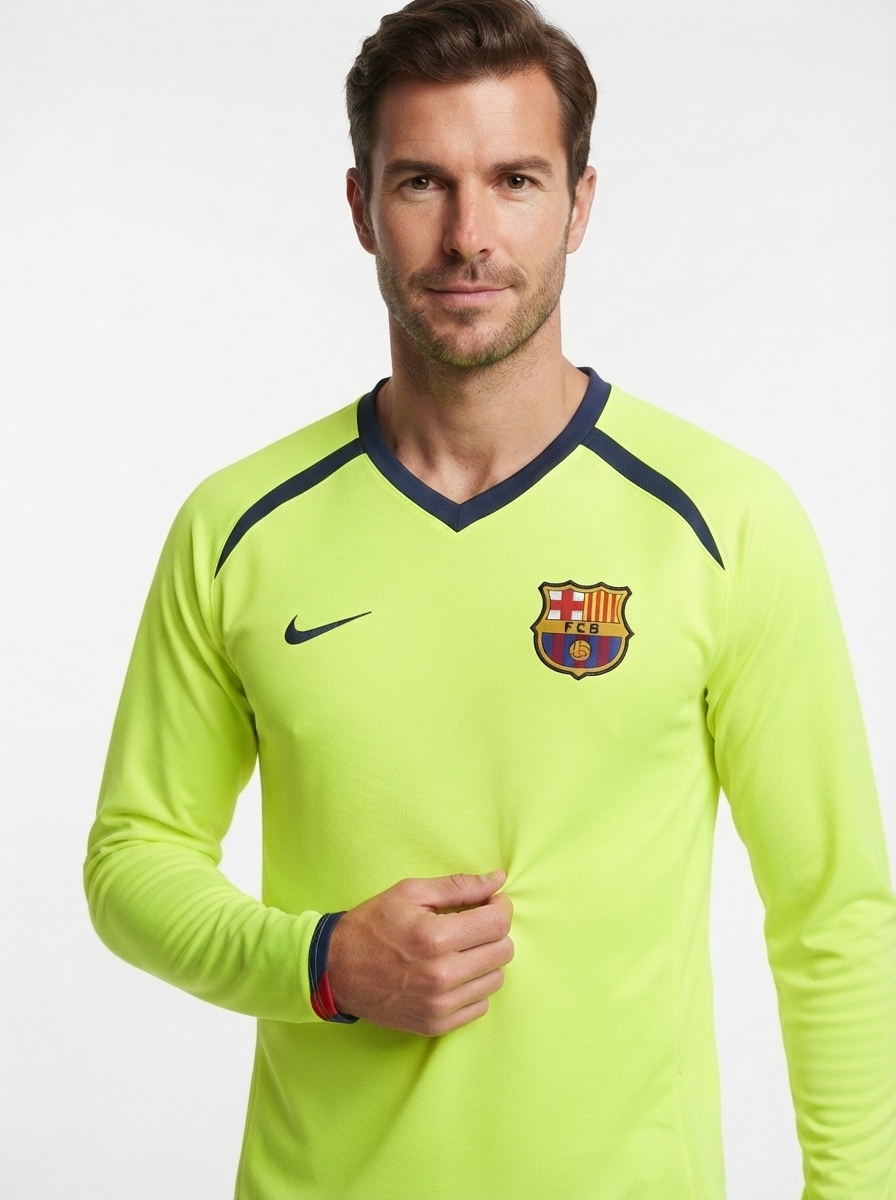Barcelona 05/06 II Away Jersey - Long Sleeve Retro Version