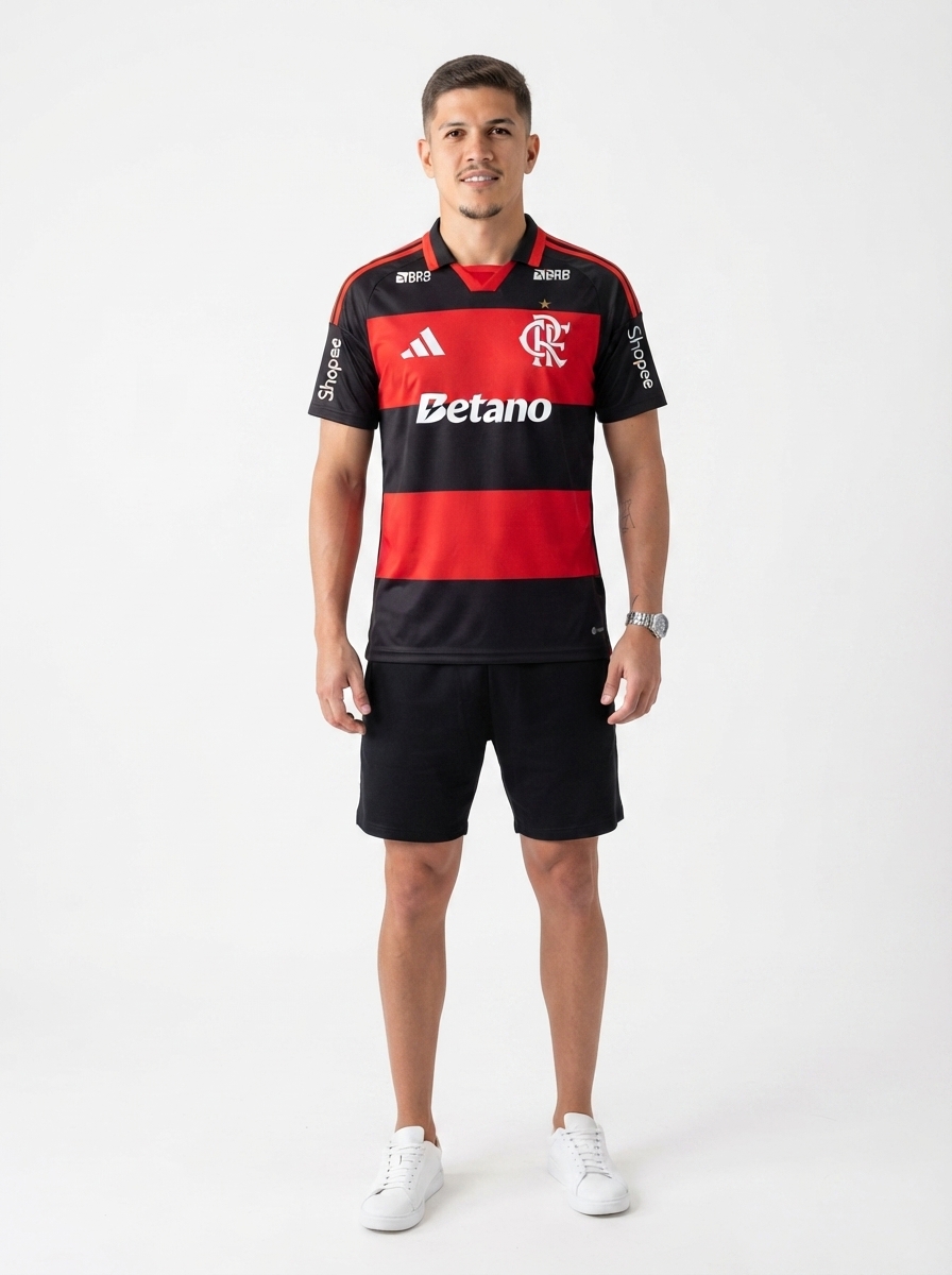 Flamengo 26/27 Home Jersey #DE ARRASCAETA - with Sponsors - Fan Version