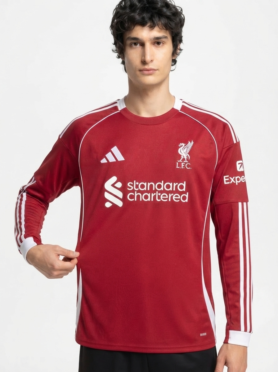 LIVERPOOL FC 25/26 LONG SLEEVE HOME JERSEY