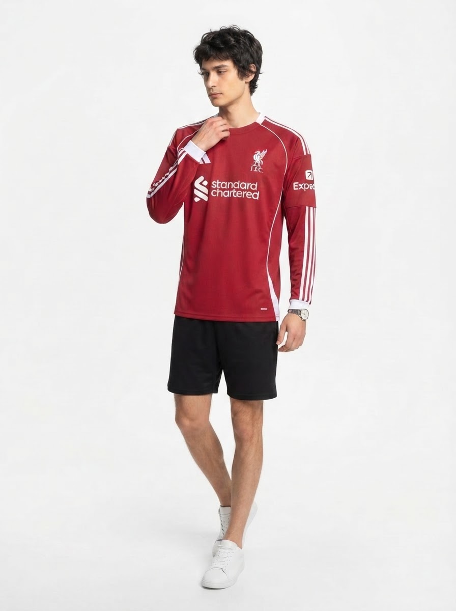 LIVERPOOL FC 25/26 LONG SLEEVE HOME JERSEY