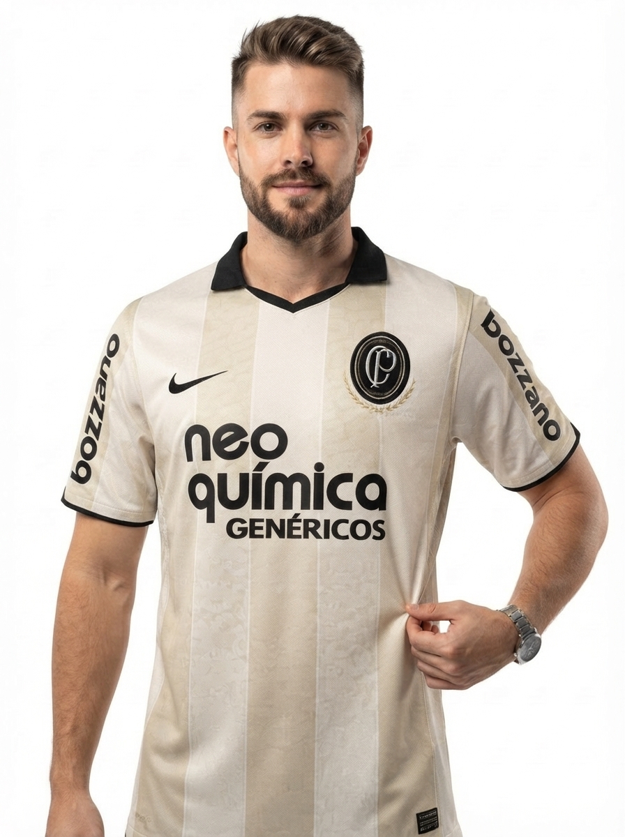 Jersey Retrô Corinthians Centenário 2010