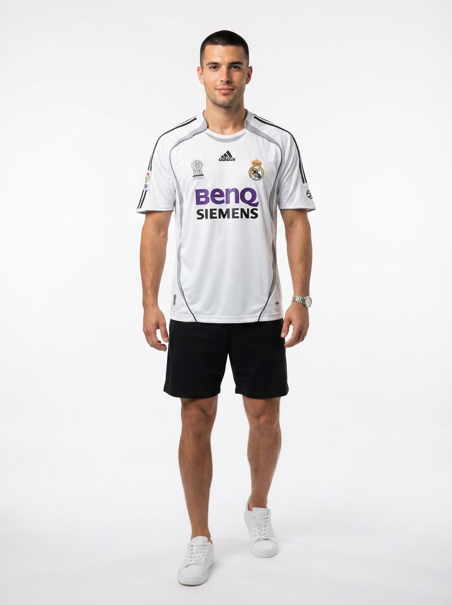 Real Madrid 06/07 I Home Jersey - Retro Version
