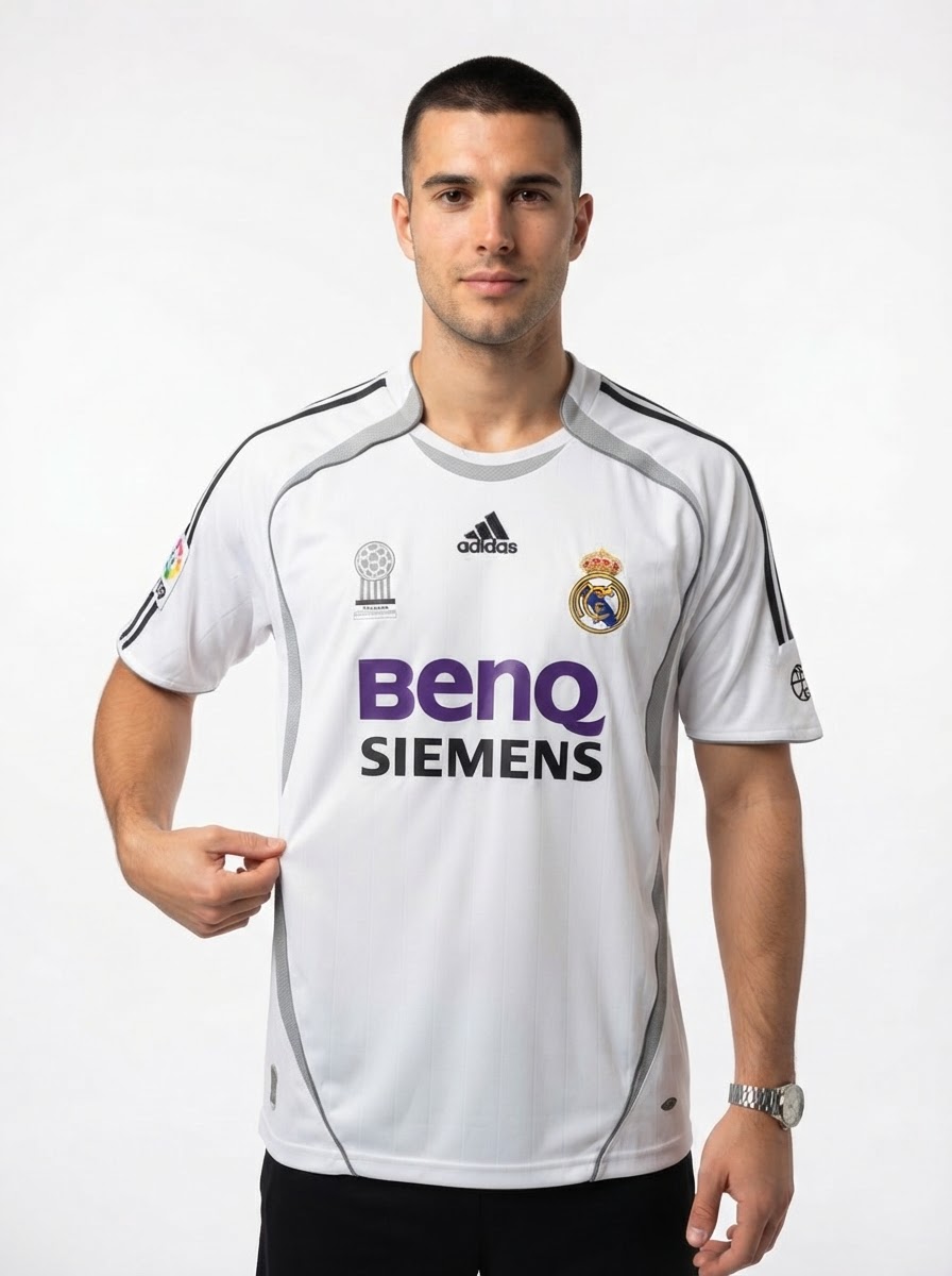 Real Madrid 06/07 I Home Jersey - Retro Version