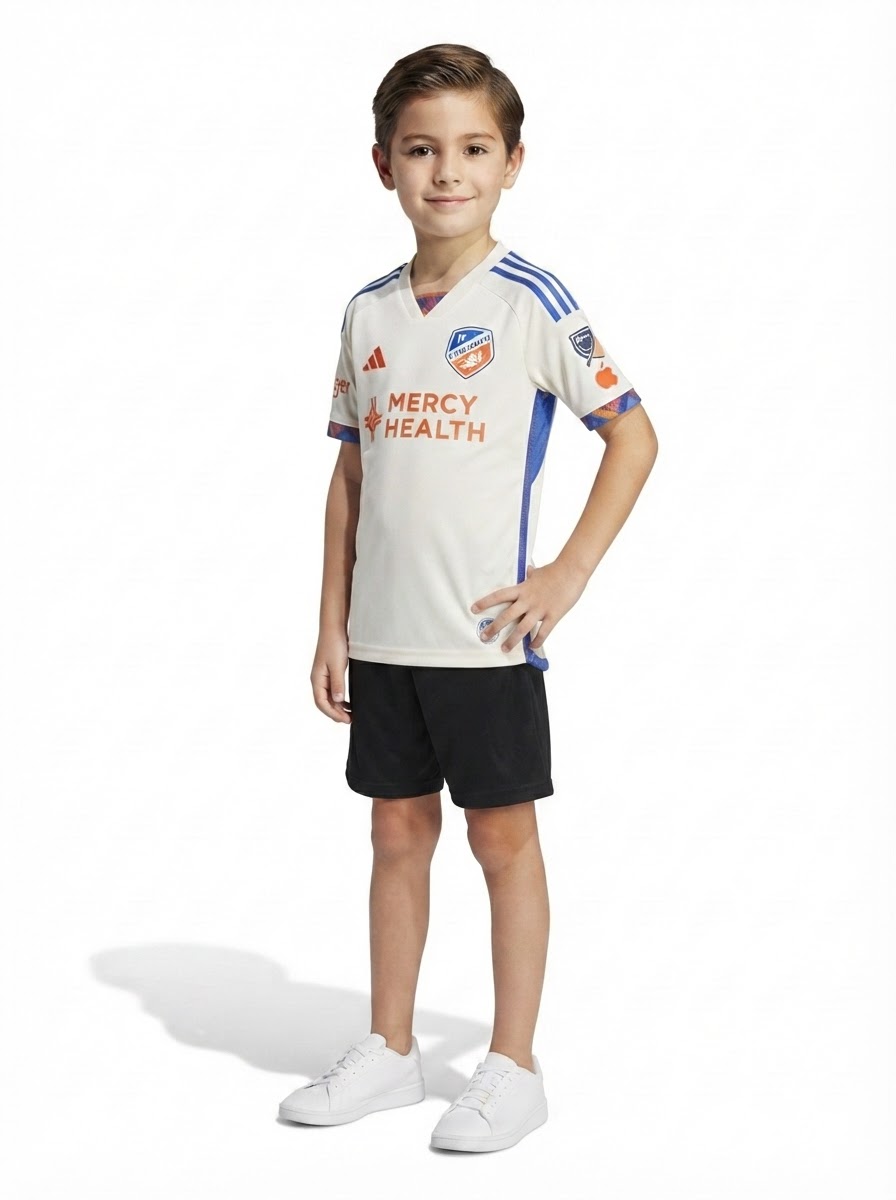 Kids Kit FC Cincinnati Away Fan Jersey 2025/26