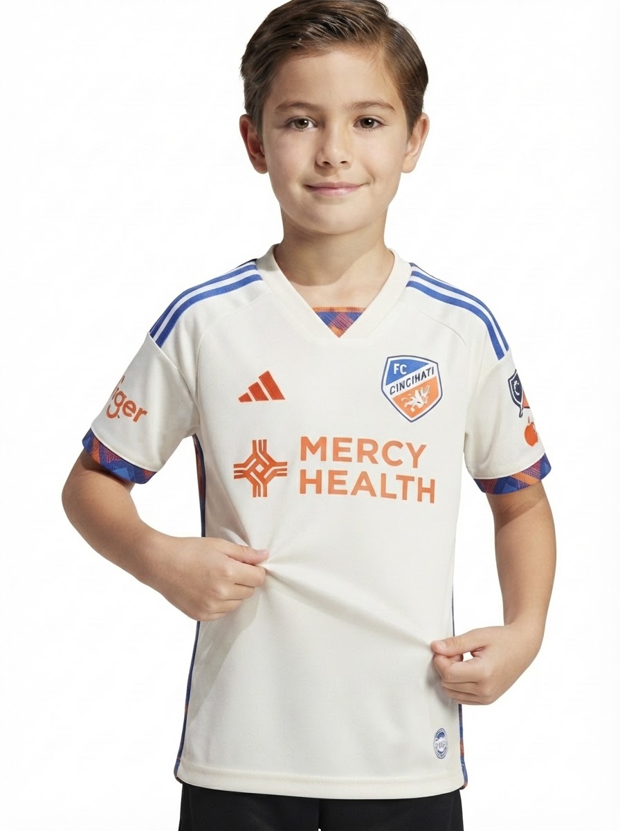 Kids Kit FC Cincinnati Away Fan Jersey 2025/26